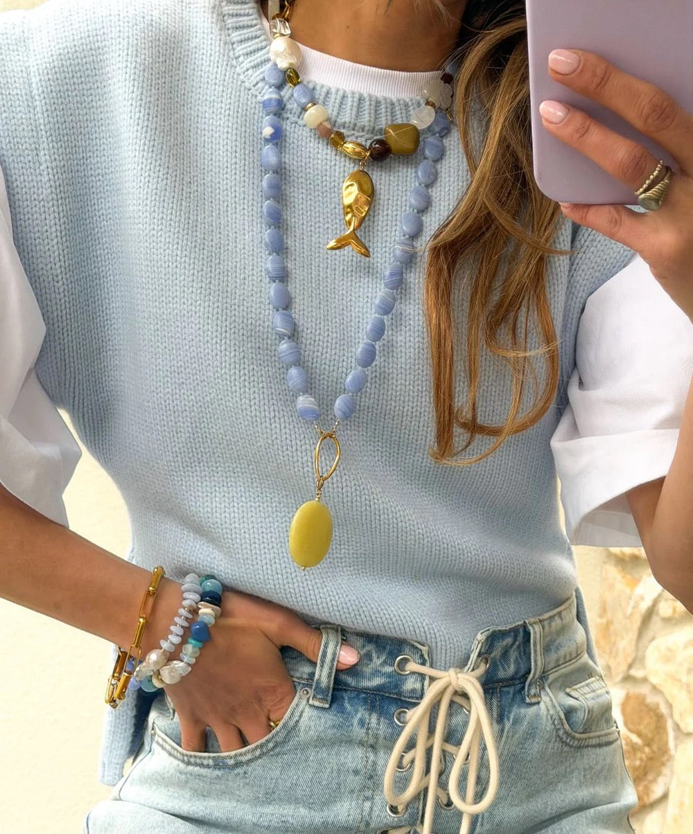 Le Veer Cloud Stone armband