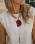 Le Veer Oversized Shell bedel brown