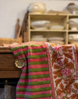 Doing Goods Marigold Table throw in tote bag