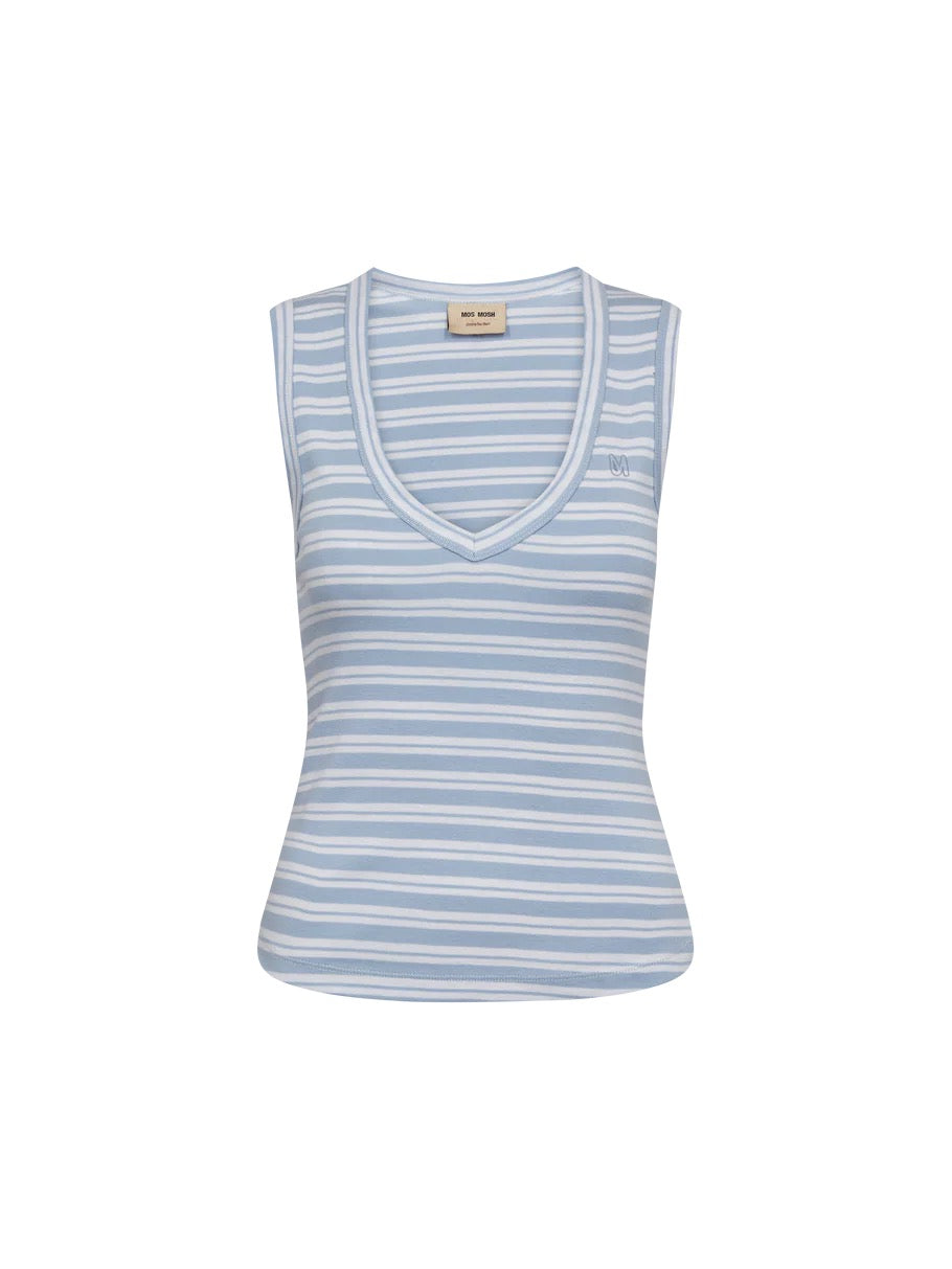 Mos Mosh Elle V-Neck Solid tank top