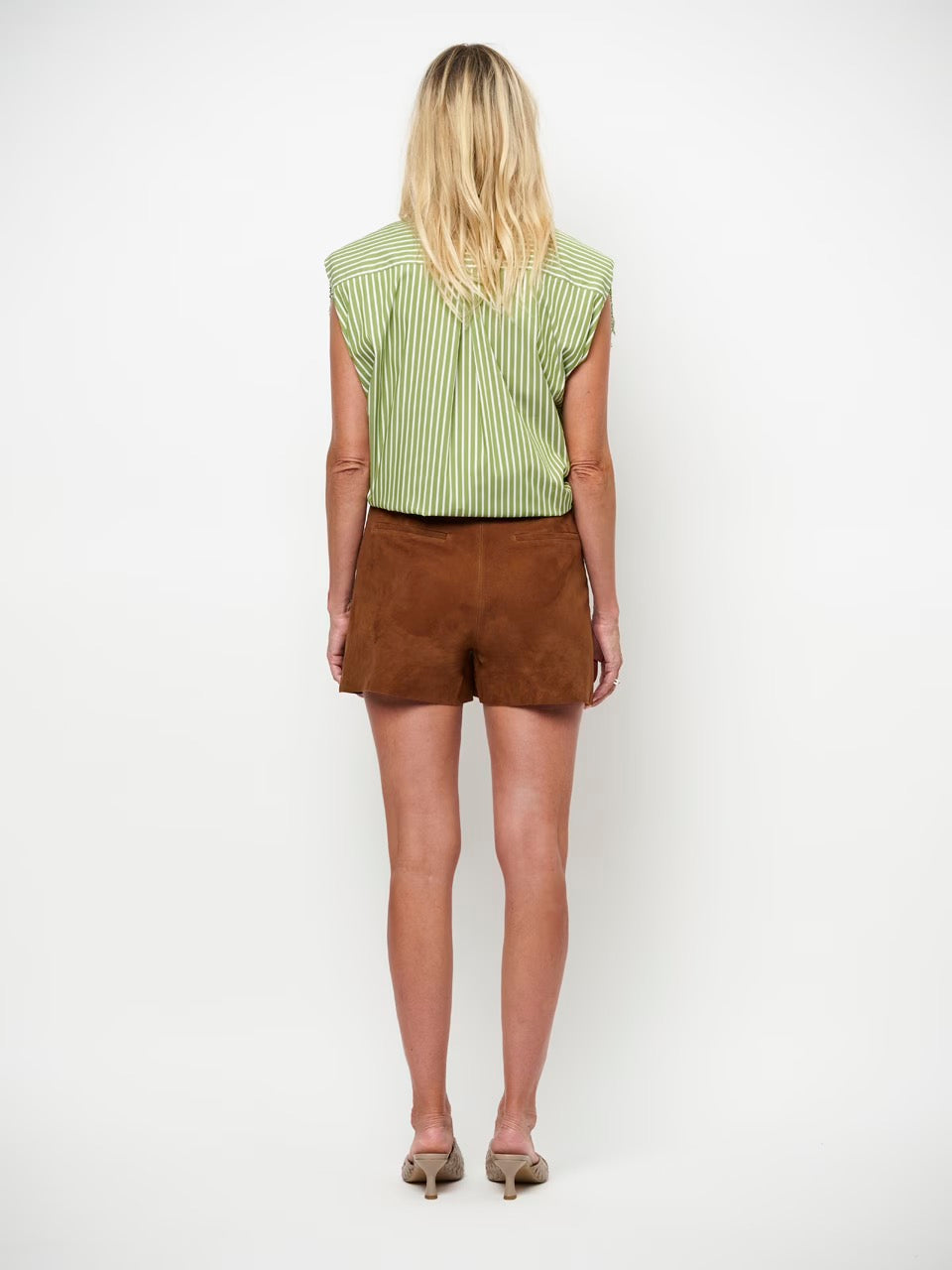 Dante 6 Rhobin sleeveless fringe detail shirt