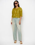 Dante 6 Brave fringed barrel leg jeans