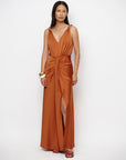 Dante 6 Marcia satin maxi dress