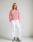 Penn and Ink longsleeve stripe print