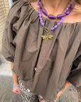 Le Veer Lilac Stone ketting