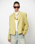 Dante 6 Reyes relaxed fit cropped blazer