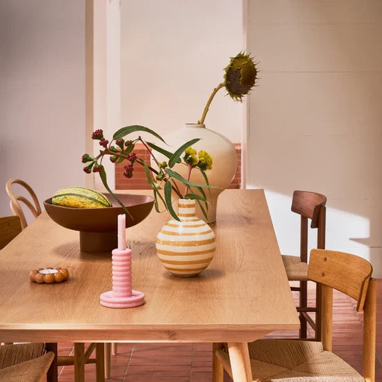 Urban Nature Culture candle holder Kabelo, mellow rose
