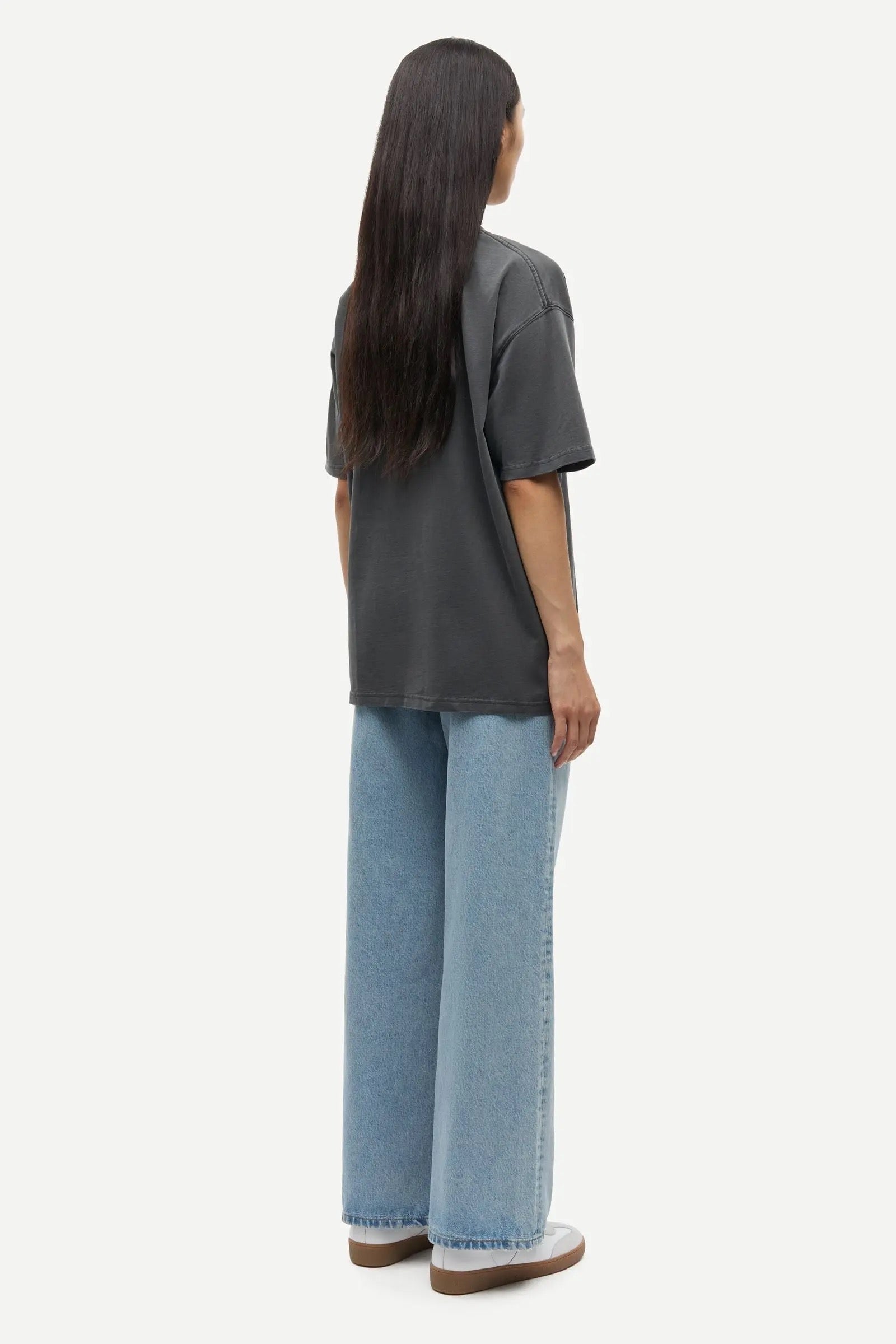 Samsoe Samsoe Eira t-shirt grijs