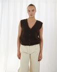 TWNS Castlerock Cardigan Chocolate