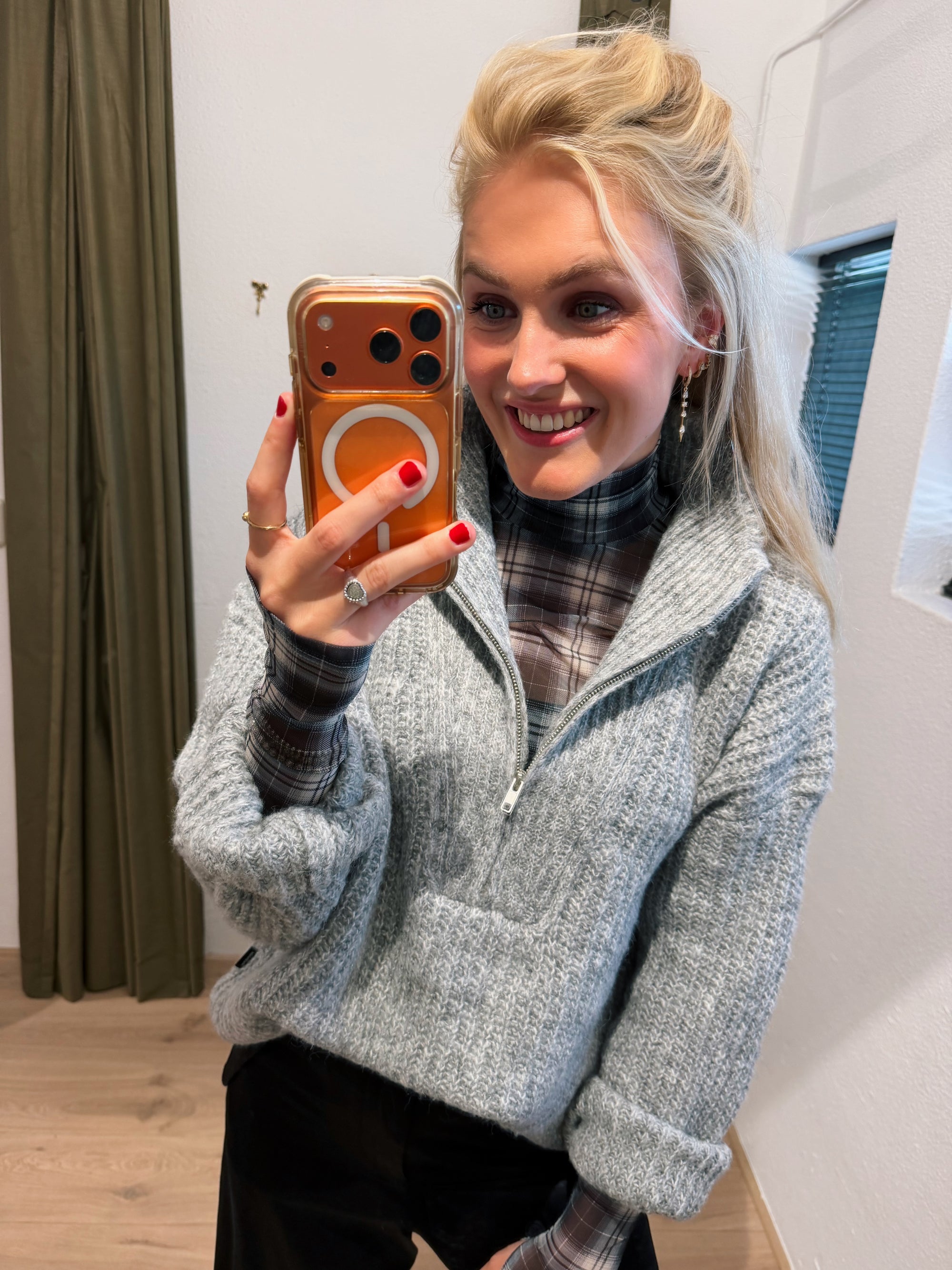 Penn and Ink grijze jumper