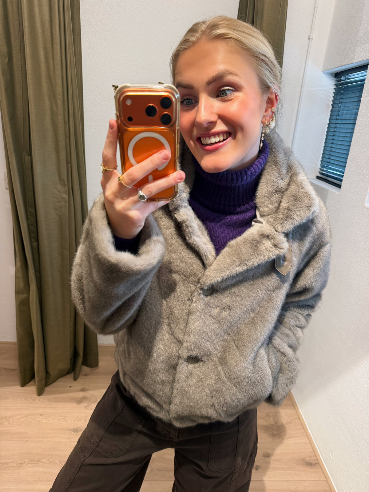 Mos Mosh Hilda Faux Fur jacket