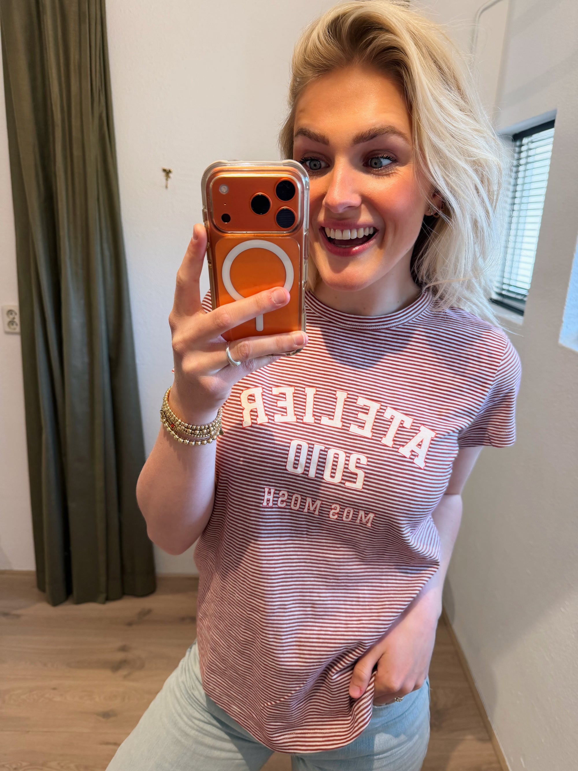 Mos Mosh Camp O-SS Stripe Tee