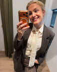 Mos Mosh Kether Lace tie shirt