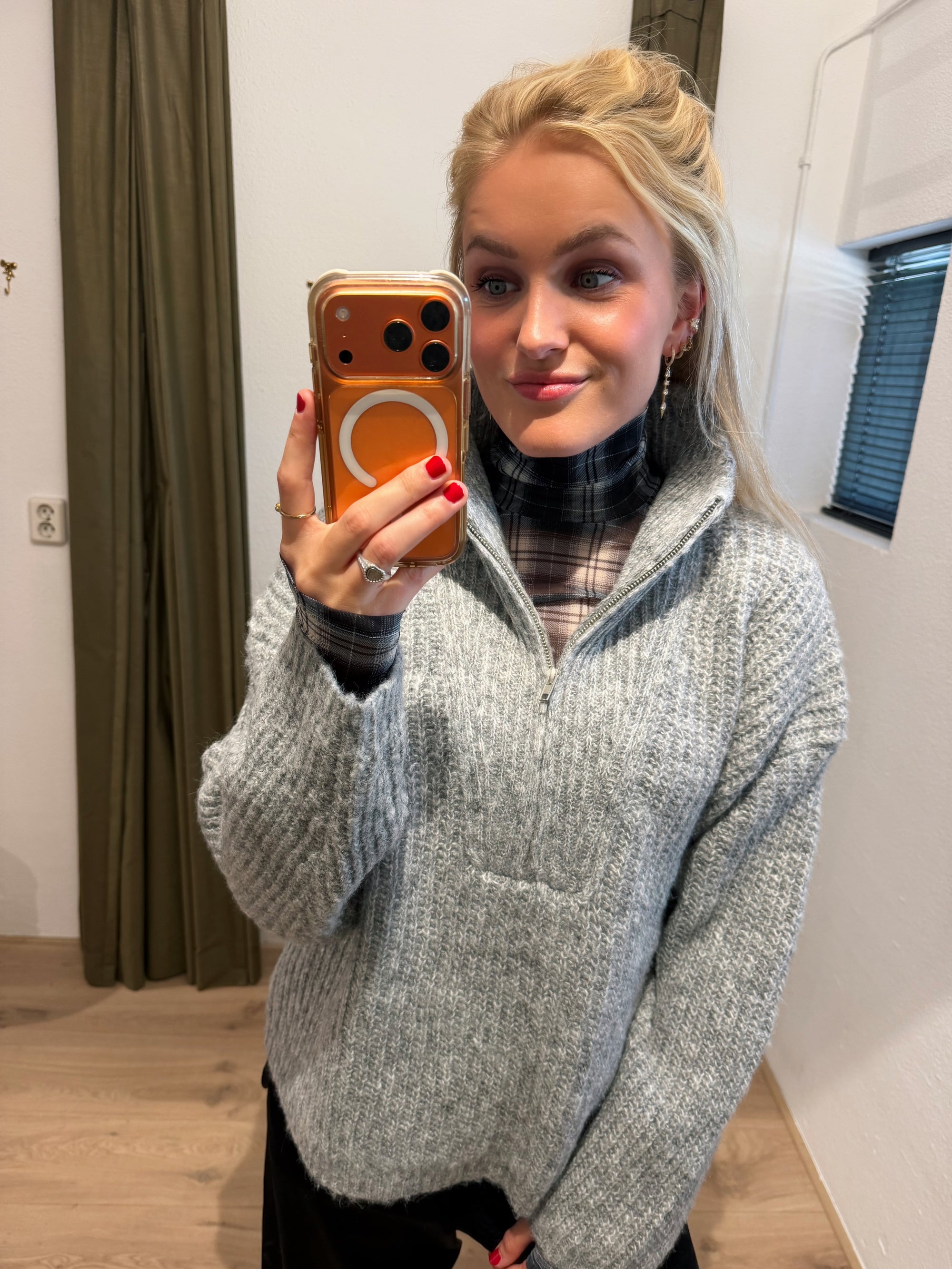 Penn and Ink grijze jumper