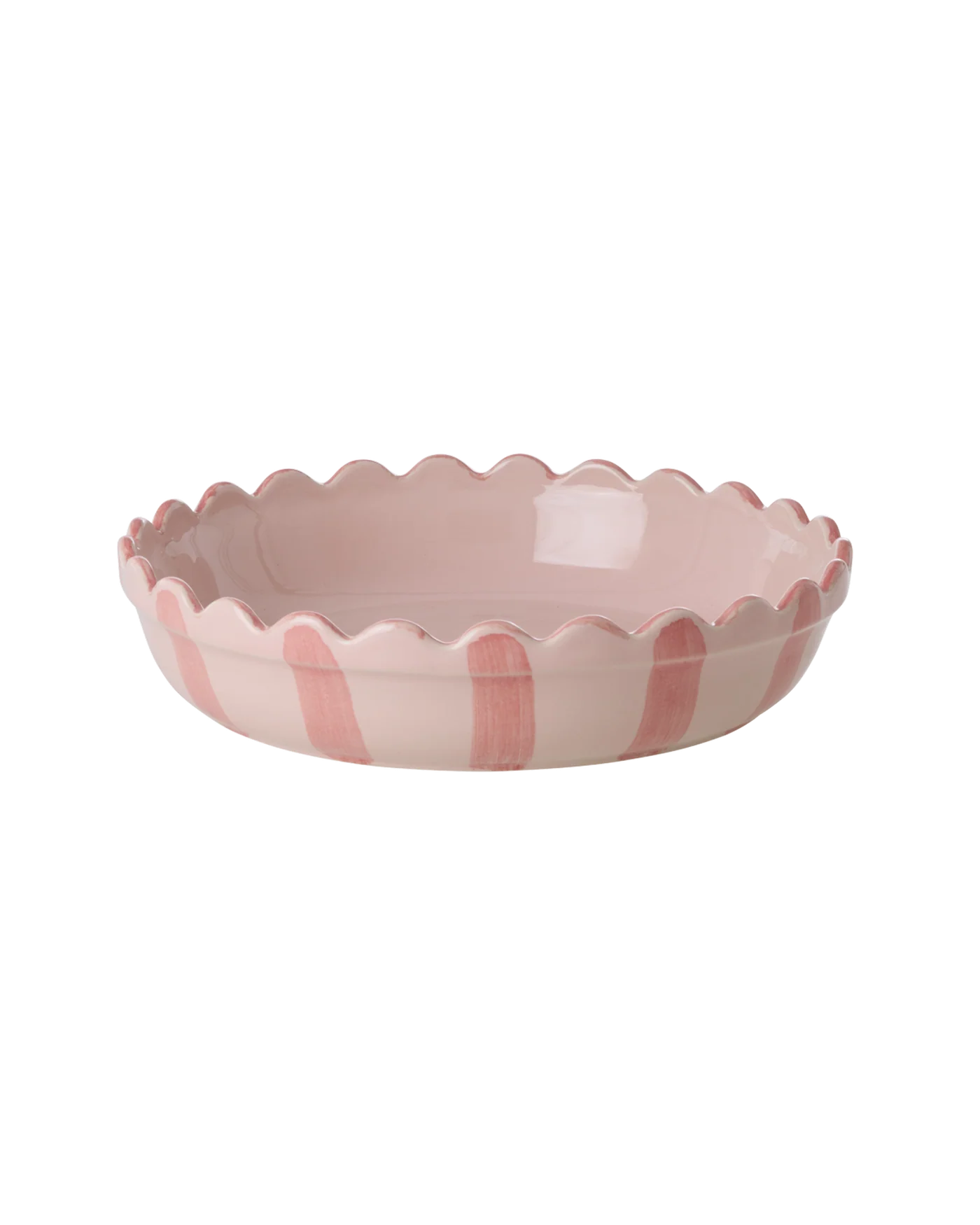 RICE Ovenschaal coral stripes