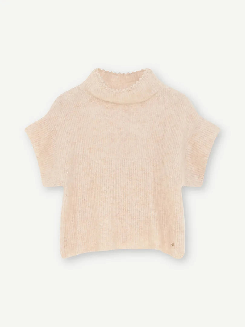 Gustav Stina knit cape beige