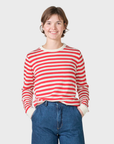 Klitmoller Women's basic stripe merino knit