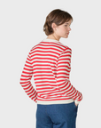 Klitmoller Women's basic stripe merino knit