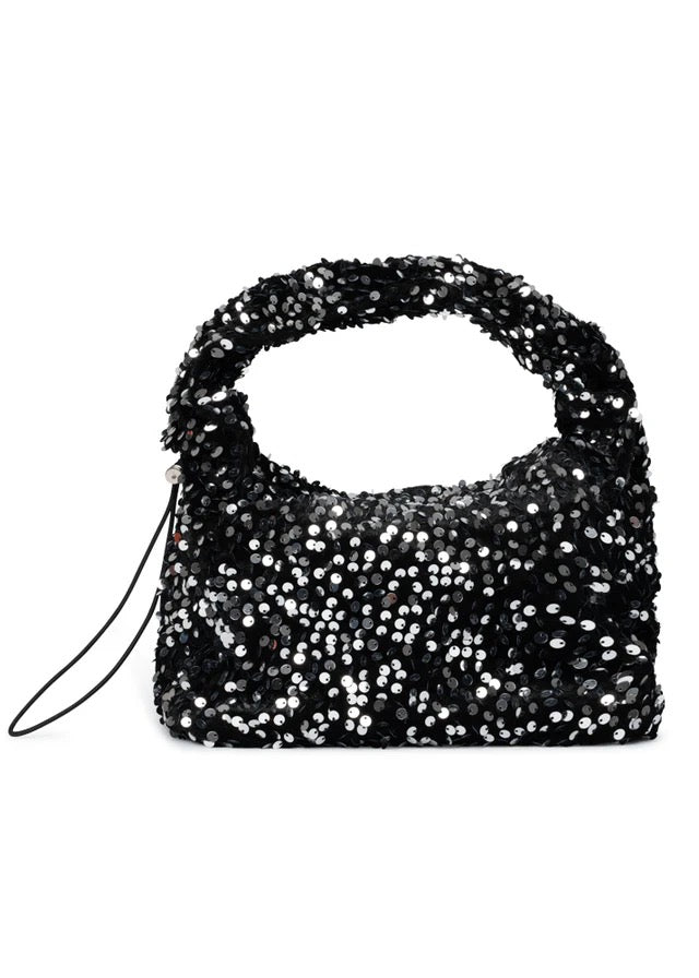 SUI AVA GLITTER TAS ZWART