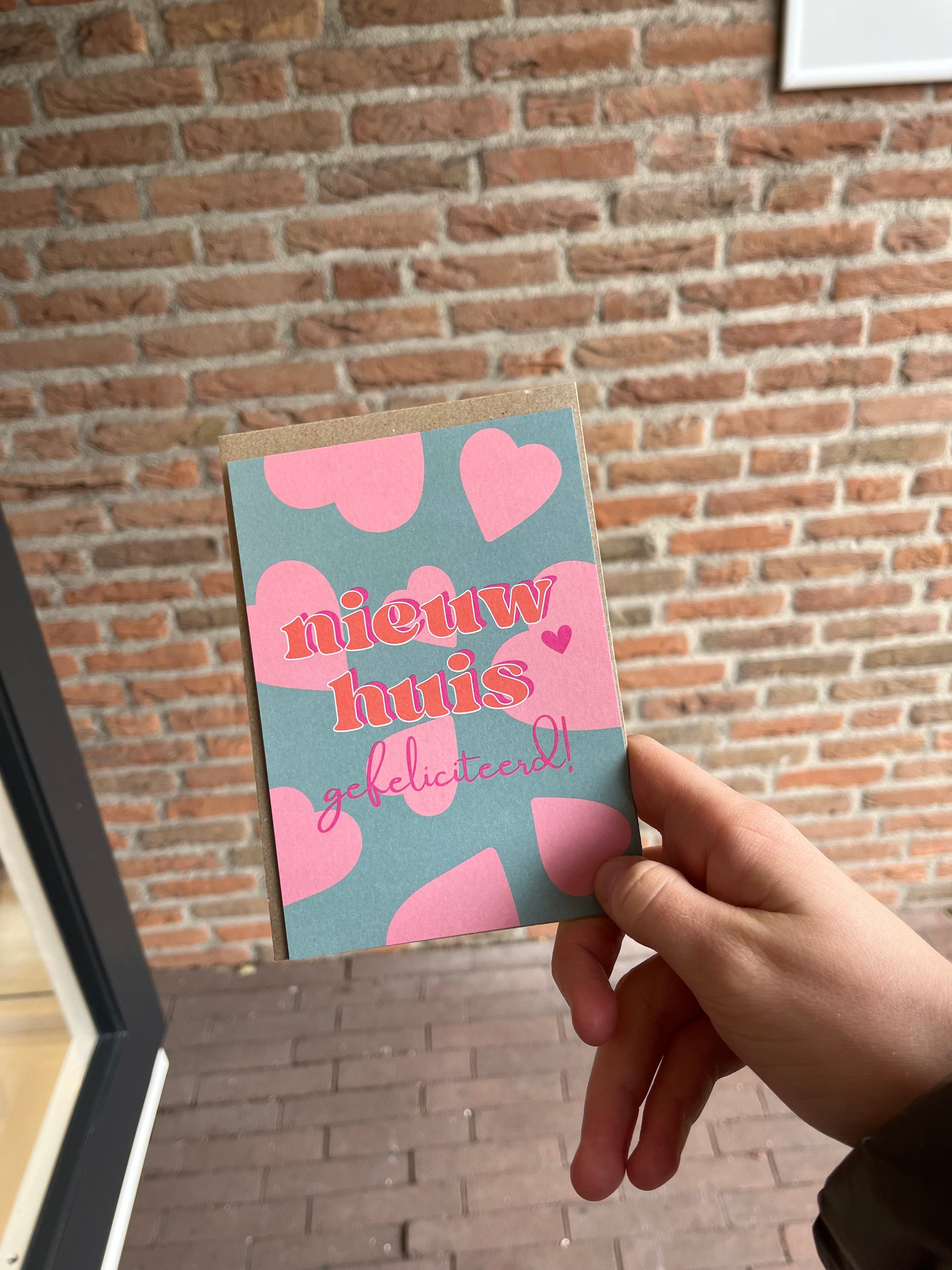 JOTS kaartje nieuw huis gefeliciteerd