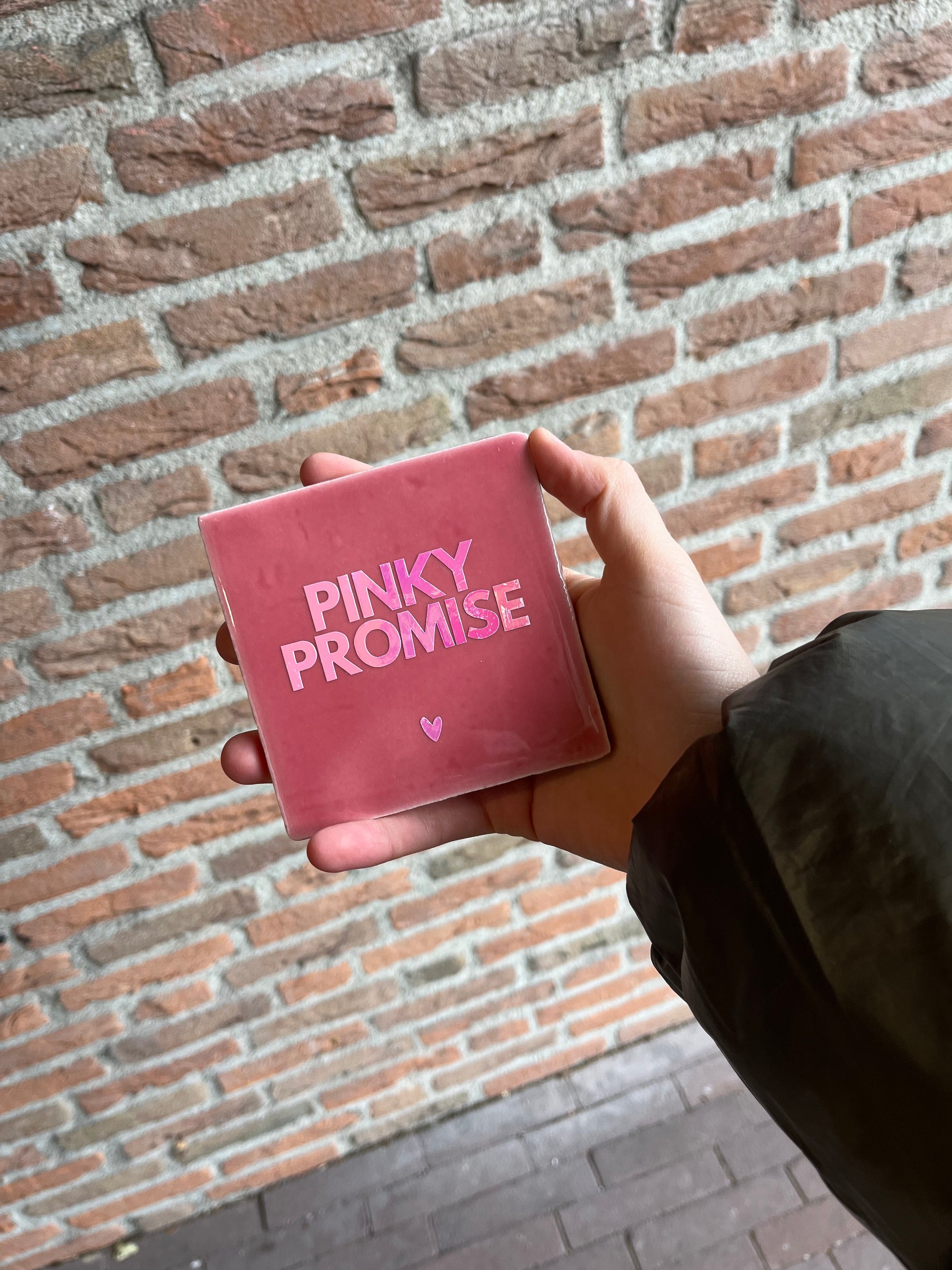 Tegeltje Pinky Promise